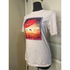 off white s nike tee with dolphin griffic by nike air